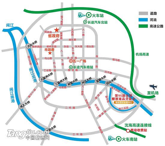 福州糖酒会展馆地图